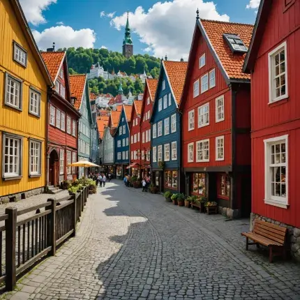 Cheiul Istoric Norvegian din Bergen: Descoperă Moștenirea Colorată a Bryggen