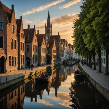 Canalele Medievale și Farmecul din Brugge: Plimbare pe Străzile Pitorești ale Orașului Belgian